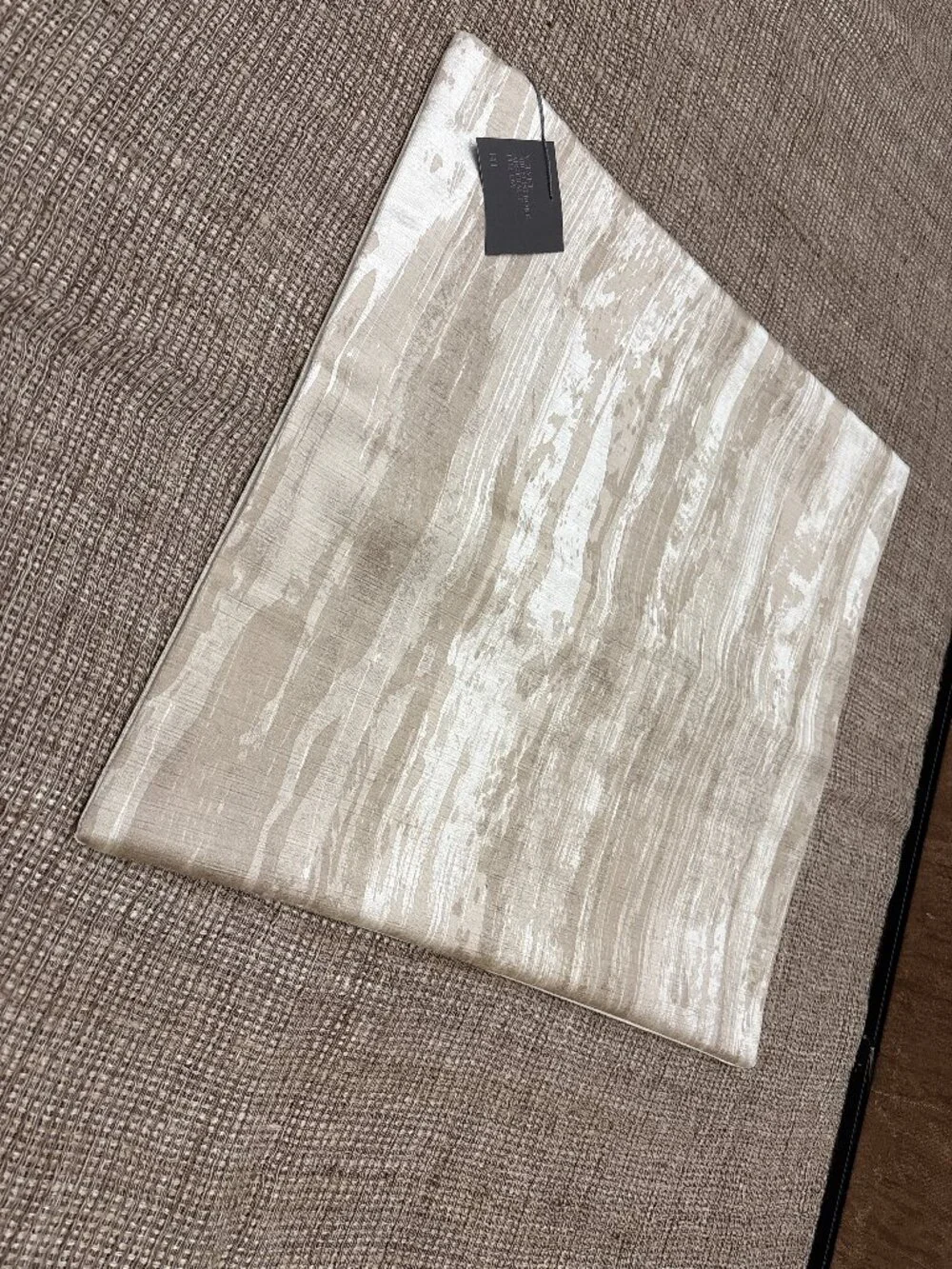 RH Restoration Hardware Velvet Brushstroke Abstract Pillow Cover